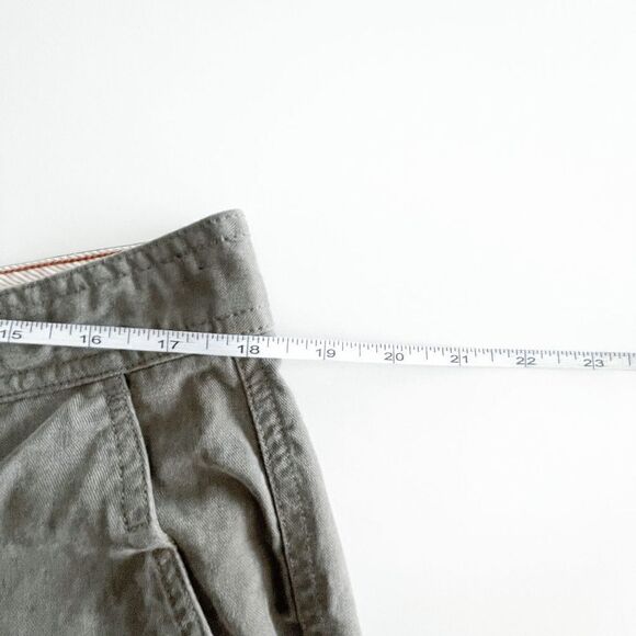 Tommy Bahama Mens Flat Front Shorts Casual Mid Length Army Green Size 36 - Picture 6 of 8